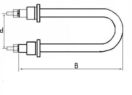 ТЭН32А13/0.5-Р-220-Ф2 (d=70 мм, В=145 мм, М=270 гр.) 